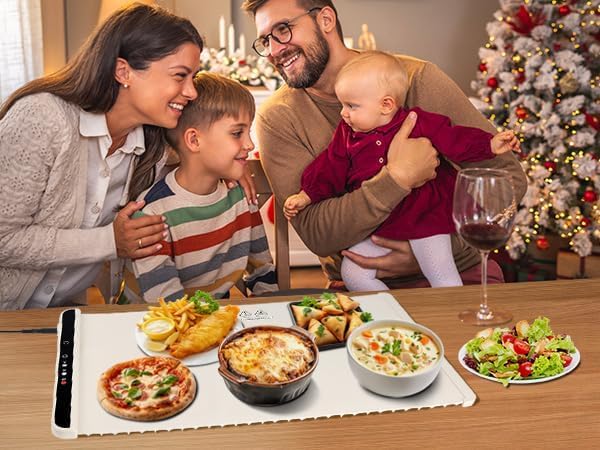 🔥 Electric Food Warming Tray – Foldable Silicone Heating Mat with Adjustable Heat & Timer (Copy)