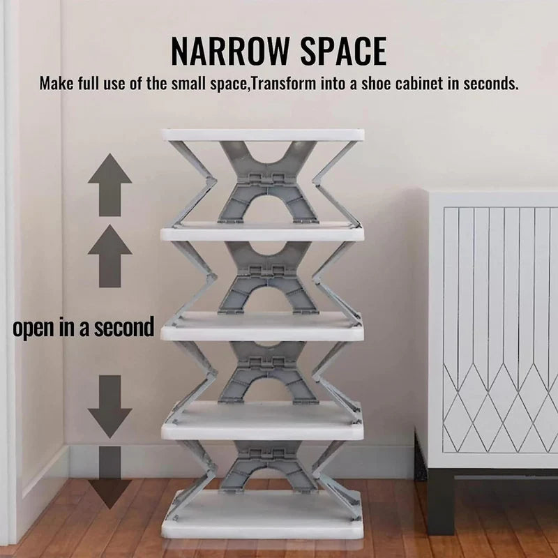 6-Tier Multifunctional Storage Rack | Space-Saving Organizer for Kitchen, Bathroom & Home