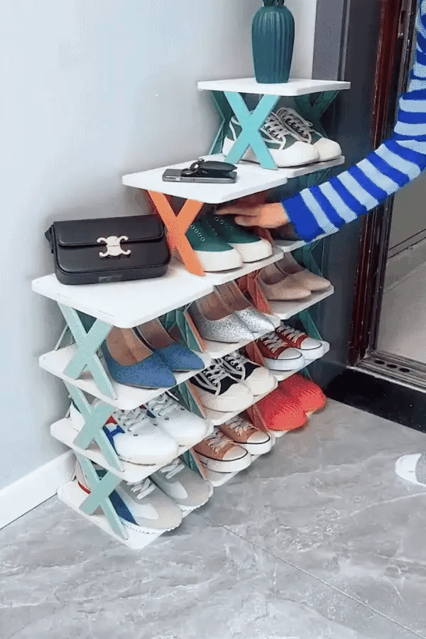 6-Tier Multifunctional Storage Rack | Space-Saving Organizer for Kitchen, Bathroom & Home