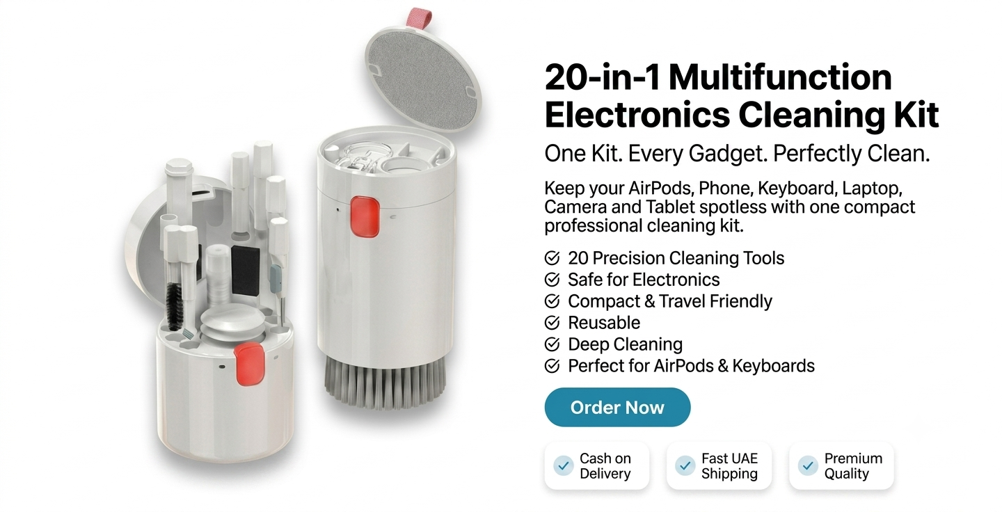 20-in-1 Electronics Cleaning Kit – Complete Laptop, Keyboard & Phone Cleaning Set