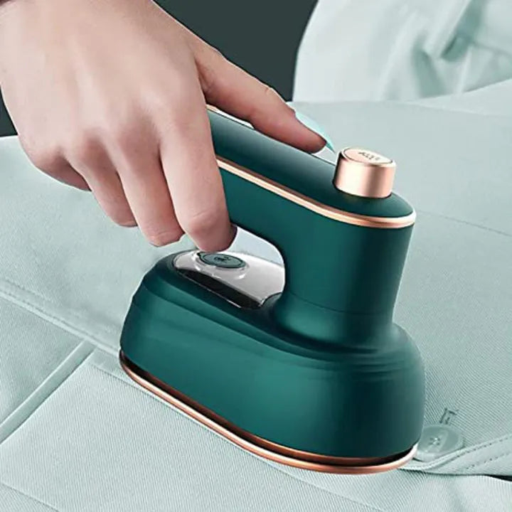 Mini Portable Travel Iron Steamer – 40W Fast Heat, 90° Rotating Handle, Digital Display
