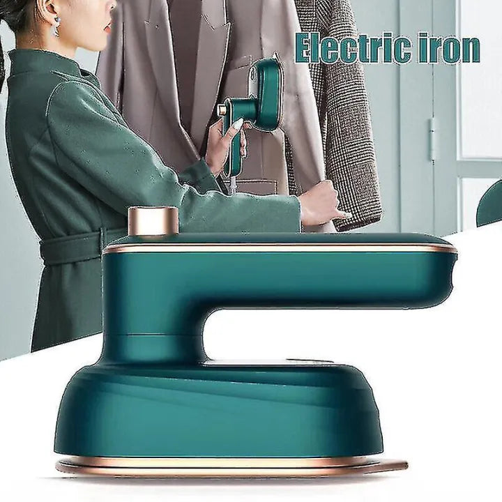 Mini Portable Travel Iron Steamer – 40W Fast Heat, 90° Rotating Handle, Digital Display