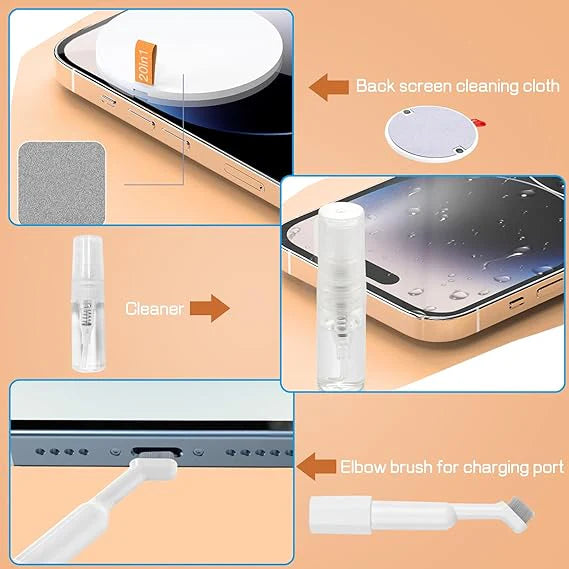 20-in-1 Electronics Cleaning Kit – Complete Laptop, Keyboard & Phone Cleaning Set